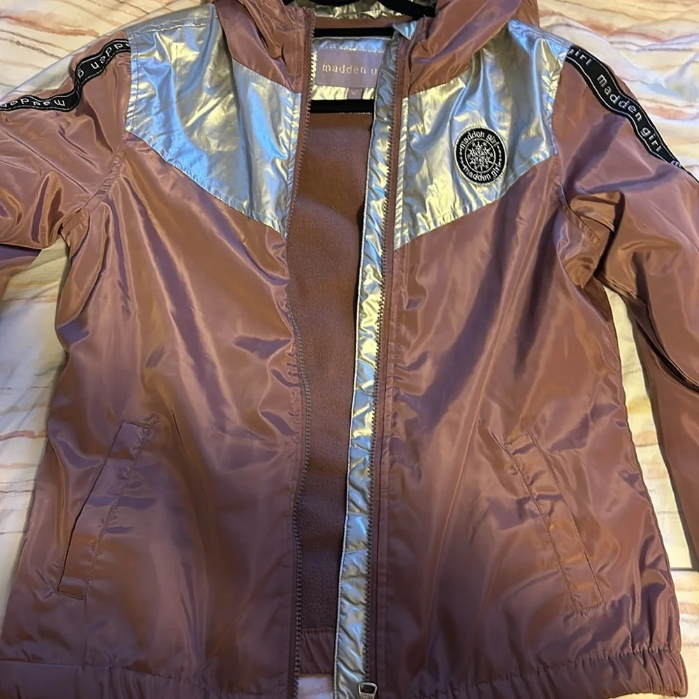 Madden girl windbreaker zip up hoodie - Picture 7 of 11